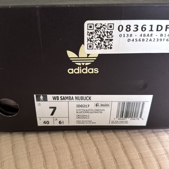COPY - Adidas samba Nubuck brand new with box brown yellow size 7 - Picture 5 of 5